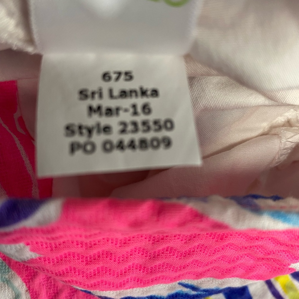 Lilly Pulitzer Marigold Floral Pink Skort—Size 2 - Picture 8 of 8